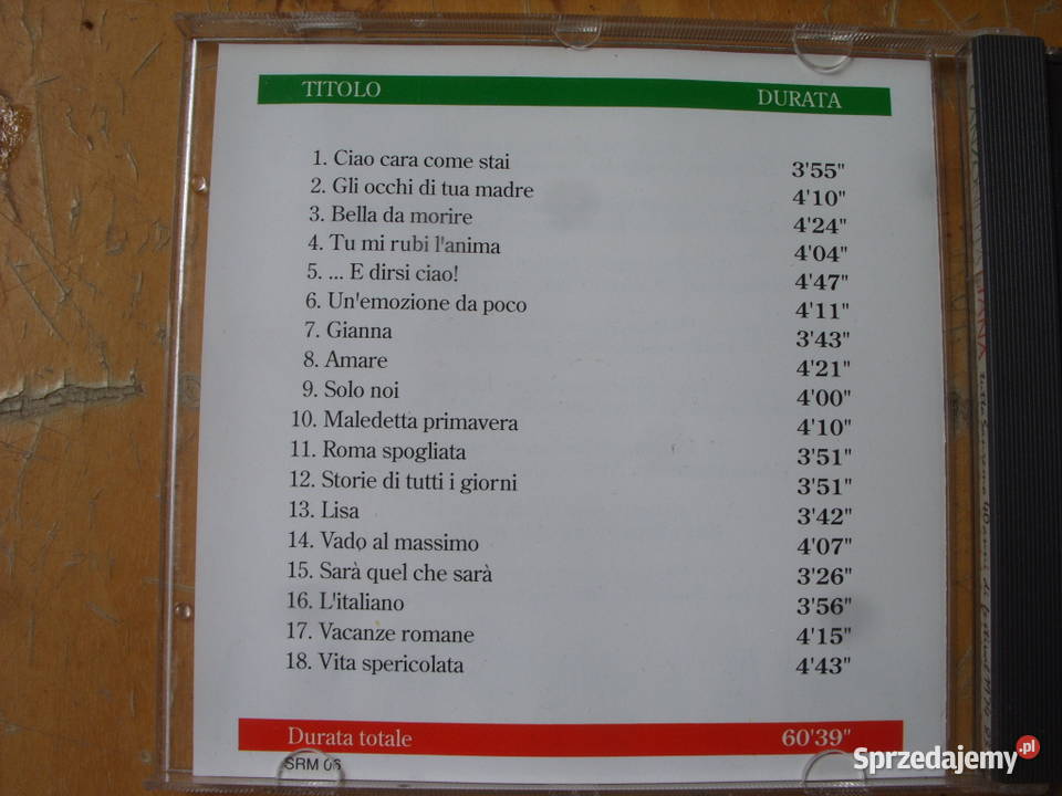 Skladanka CD CANZONE ITALIANA197483 1990 dolnośląskie Wołów