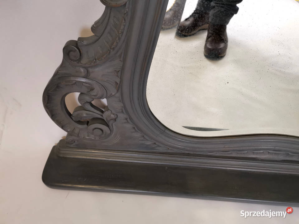 Lustro z półką rokoko do łazienki ludwik shabby mazowieckie Warszawa