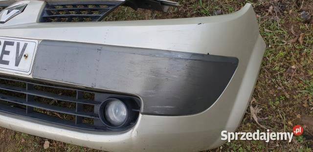 RENAULT SCENIC ZDERZAK PRZEDNI PRZÓD HALOGENY Karoseria wielkopolskie Zbierkowo