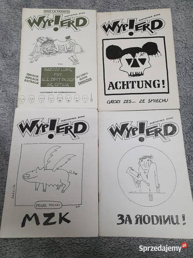 Wypierd fanzin magazyn komiksowy zestaw 5 Gdynia