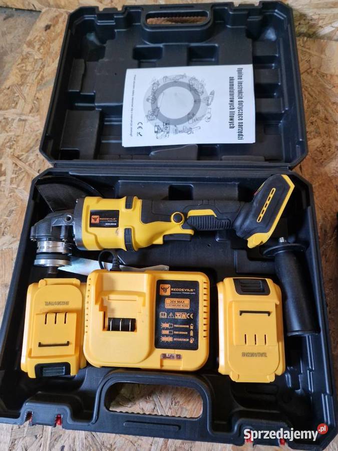 SZLIFIERKA AKUMULATOROWA KĄTOWA 2X AKUMULATOR Głogowa sprzedam