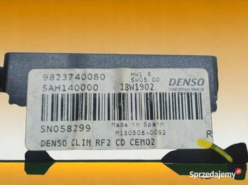 PANEL NAWIEWU 9823740080 Citroen CElysee I 2013