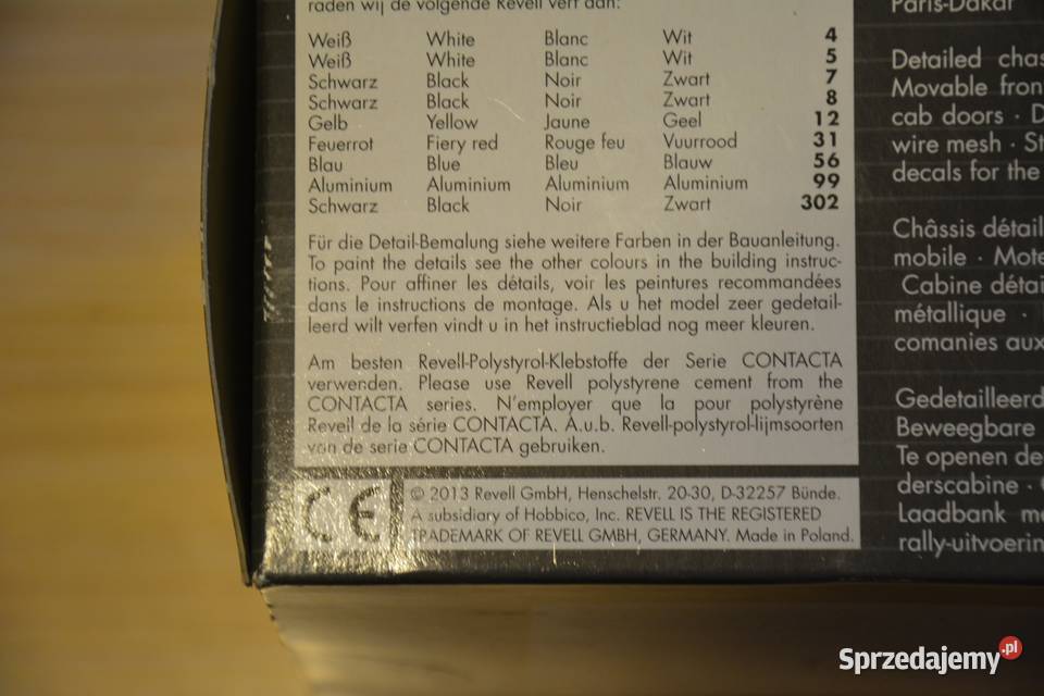 Model Revell 07450 Unimog U 1300 L Rallye sprzedam