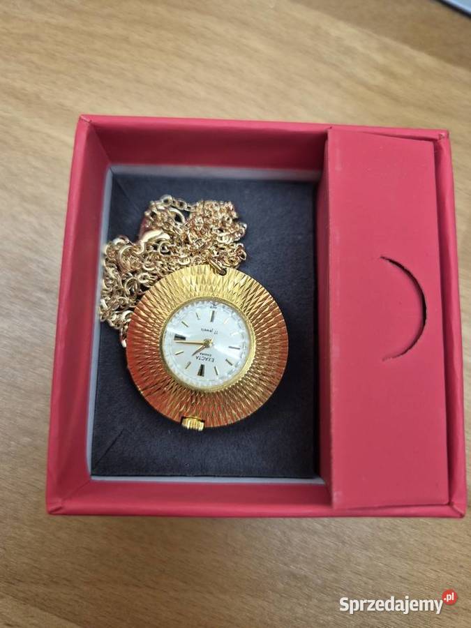 Zegarek wisiorek ChaikaExacta ZSRR Au 5