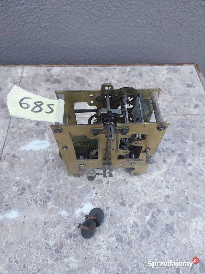 685 Mechanizm starego zegara ściennego Gustav Antyki, Sztuka, Kolekcje pomorskie Tczew