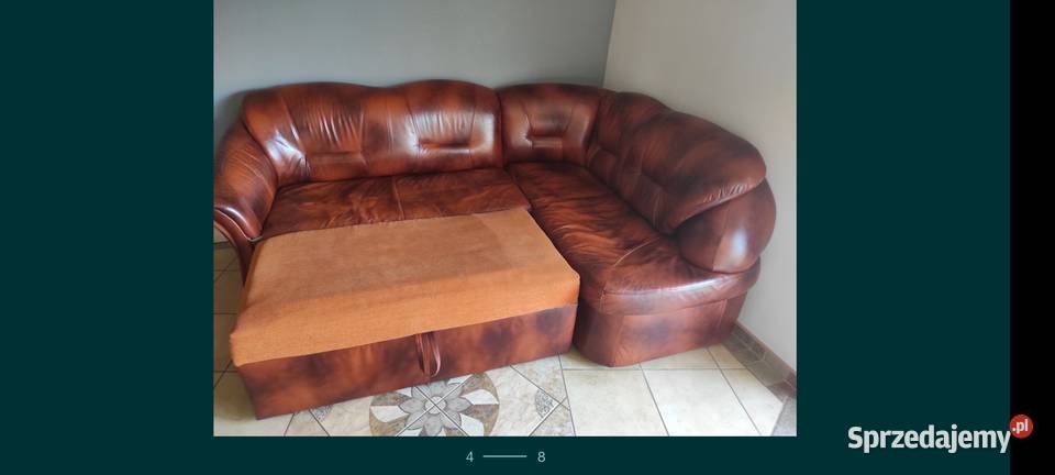 Komoda narożna witryna kanapa narożna skórzana Komańcza sprzedam