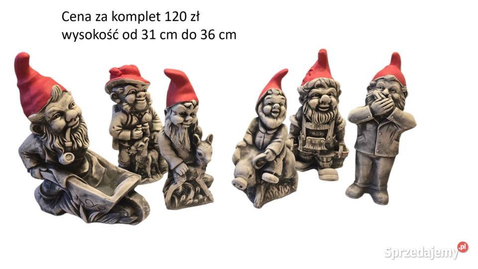 Figurki ogrodowe kret koń skrzaty krasnale dolnośląskie