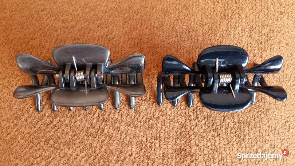 Wsuwki do włosów zapinki miedziana drewniana Łódź