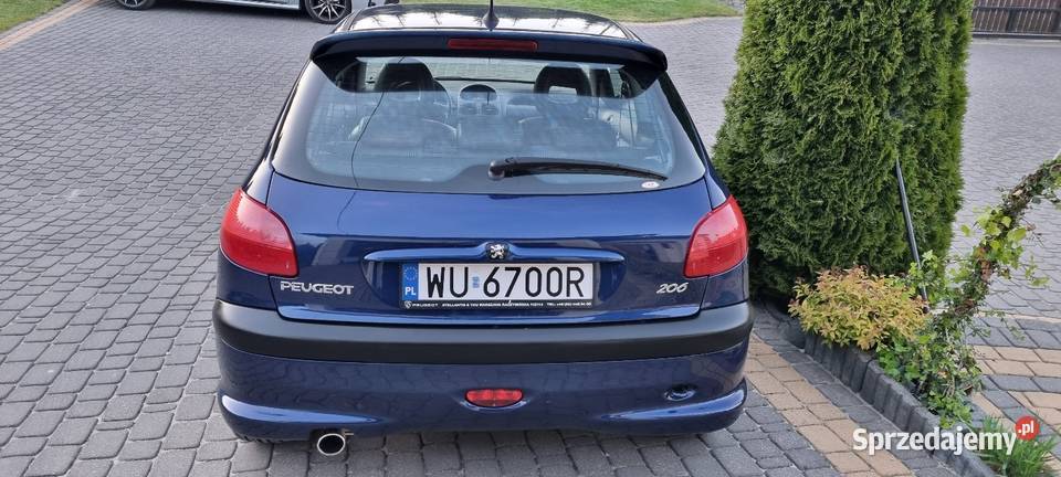 Peugeot 206 20 GTI ORYGINAŁ Okazja egzemplarz Zarejestrowany w Polsce 206 mazowieckie Warszawa