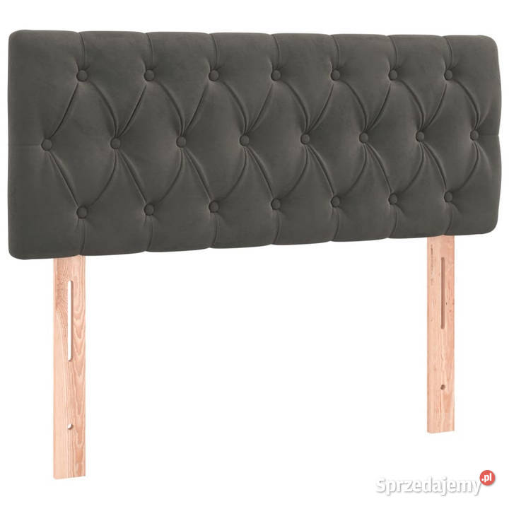 Zagłówek do łóżka z LED ciemnoszary 90x7x7888 Warszawa