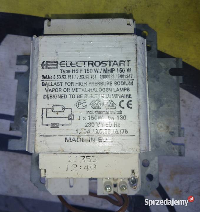 statecznik 150w do lamp sodowych Bielsko-Biała sprzedam