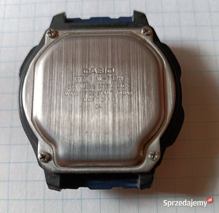 ZEGAREK MARKI CASIO W732H W KOLORZE CZARNYM Pozostałe Piszczac