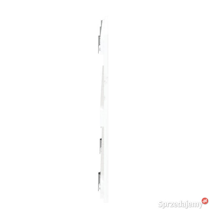 Wezgłowie łóżka białe 185x3x60 lite drewno Warszawa