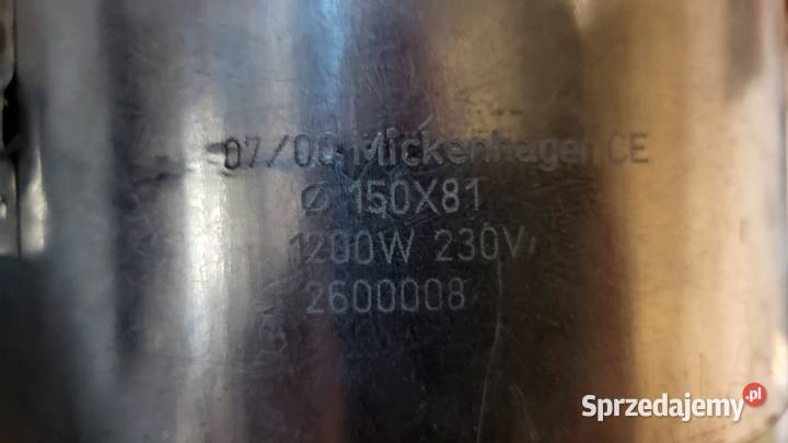 Grzałka opaskowa na cylinder wtryskarki fi 150 Białogard sprzedam