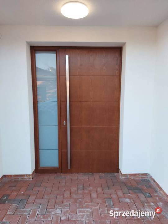 Drzwi Zewnętrzne Drewniane Wejściowe KOLORY Budowa Legnica
