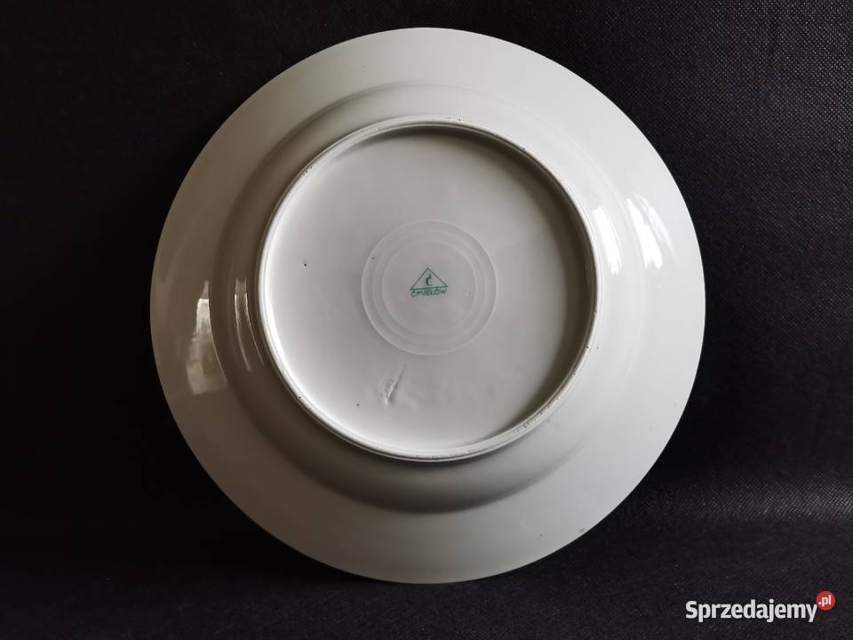 Stary przedwojenny duży głęboki talerz porcelana Porcelana i szkło Katowice