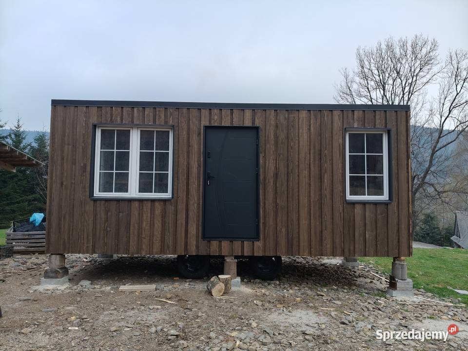 Domek mobilny letniskowy modułowy Tiny house Mszana Dolna