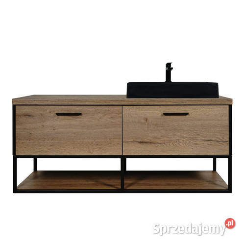 Szafka pod umywalkę 1402s z blatem wisząca loft Biłgoraj