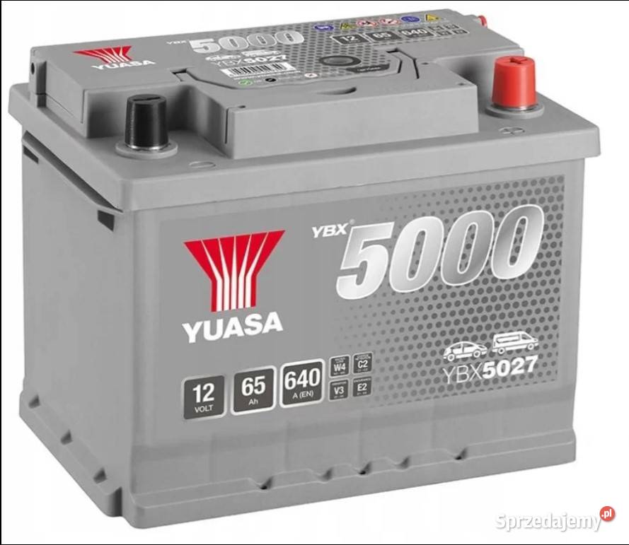 Akumulator Yuasa Silver 12V 65Ah 640A Darmowa Lublin