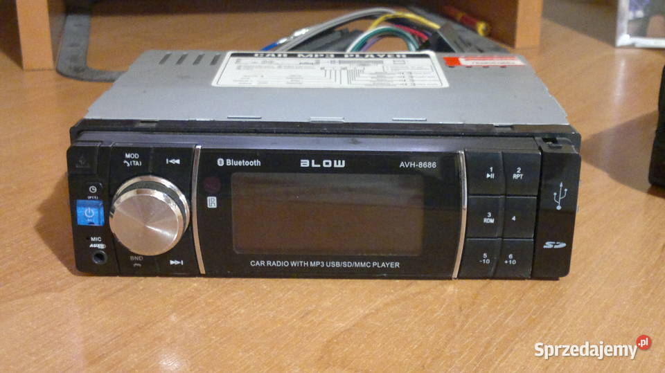 Radio samochodowe BLOW AVH8686 z pilotem Brześć Kujawski