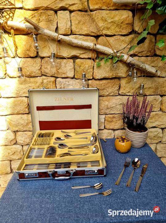 Walizka sztućce na 12 osób