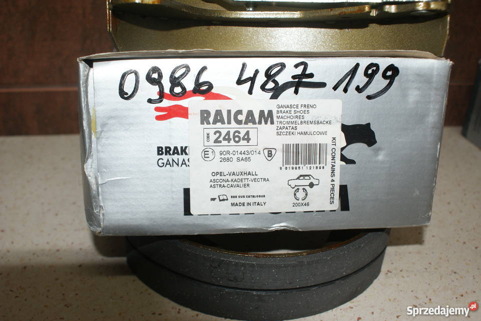 SZCZĘKI HAMULC OPEL KADETT E 8491 Szczęka Białobrzegi sprzedam