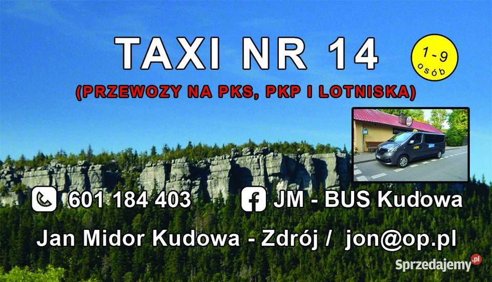 JMBUS Taxi Bus14 Busy Kudowa Zdrój 601 184 403 Kudowa-Zdrój