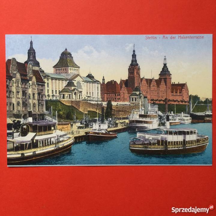 916 Reprint widokówki ze Stettina Szczecin