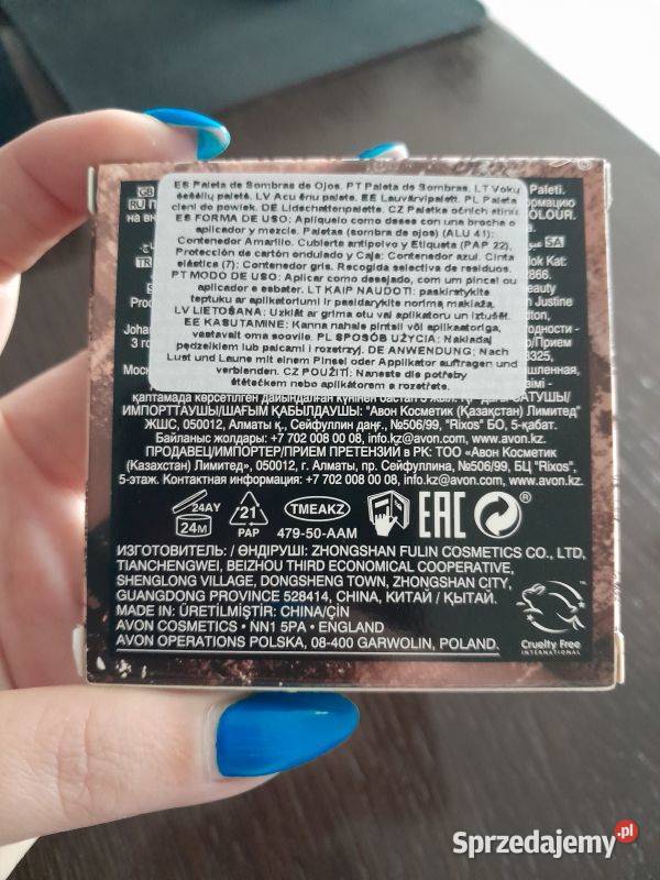 Paleta cieni do powiek Avon Ultra Colour Natural Zdrowie i Uroda Siewierz sprzedam