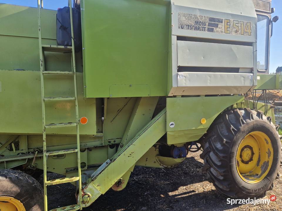 Kombajn zbożowy Fortschritt Mdw 514 Siewnik Claas Świerczyna