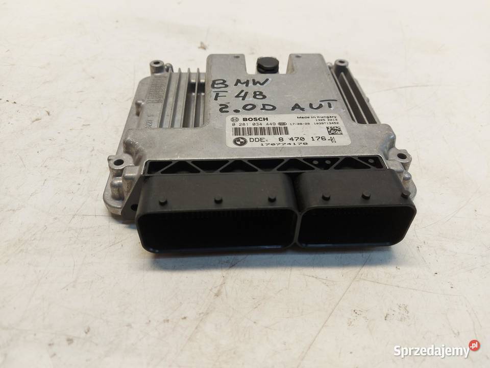 BMW F48 X1 20d 20D Komputer sterownik silnika Komputery Układ elektryczny, zapłon