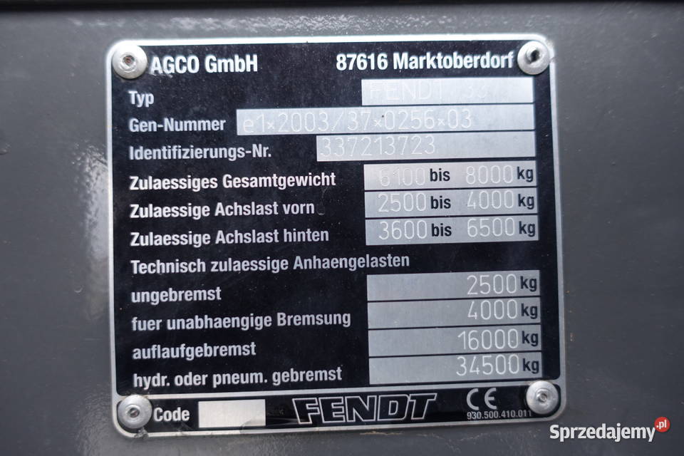 Fendt 310 Vario TMS 312 Sokoły sprzedam