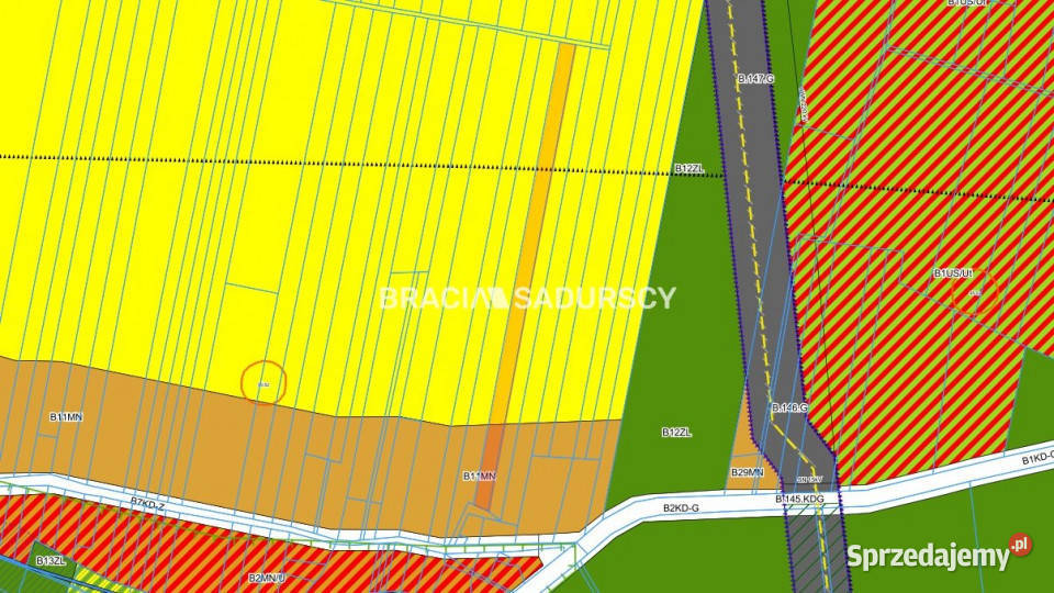 sprzedaży gruntu Rokitno Szlacheckie 6008m2 śląskie