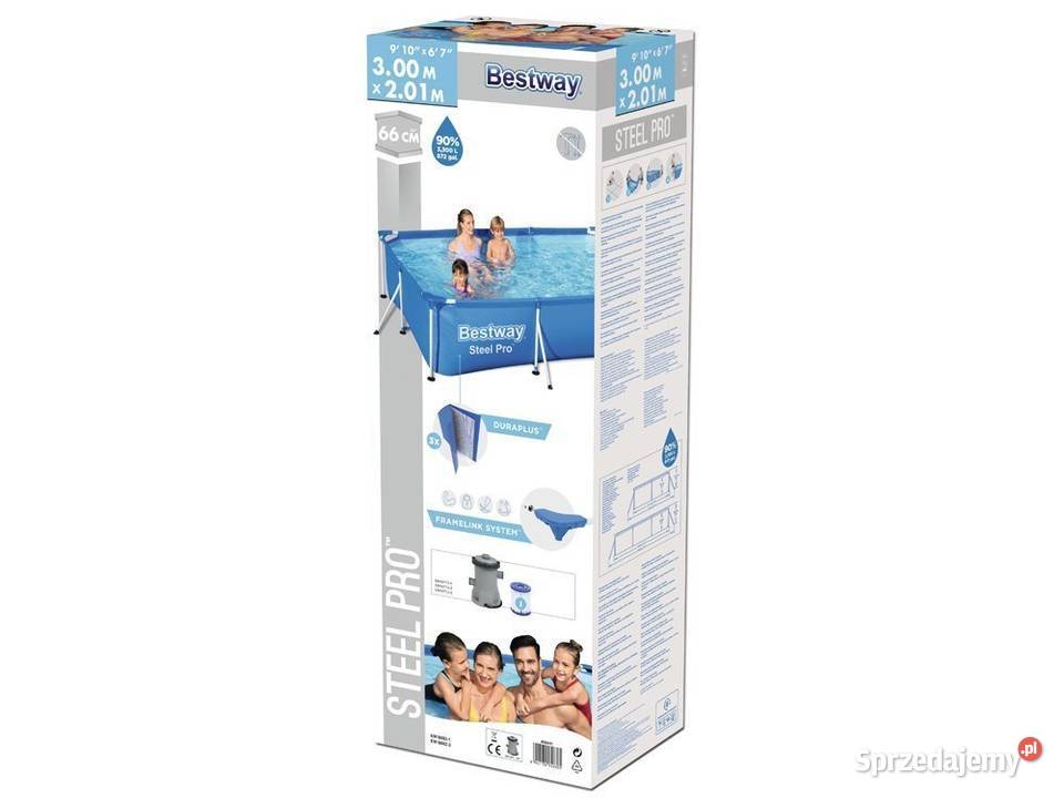 Basen stelażowy 300 x 201 x 66 Bestway Bielsk Podlaski