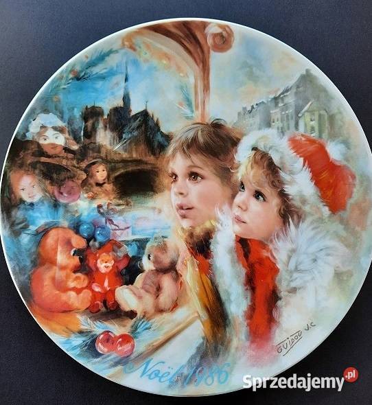 PORCELANA LOMOGES JEAN CLAUDEGUIDOU TALERZ Częstochowa