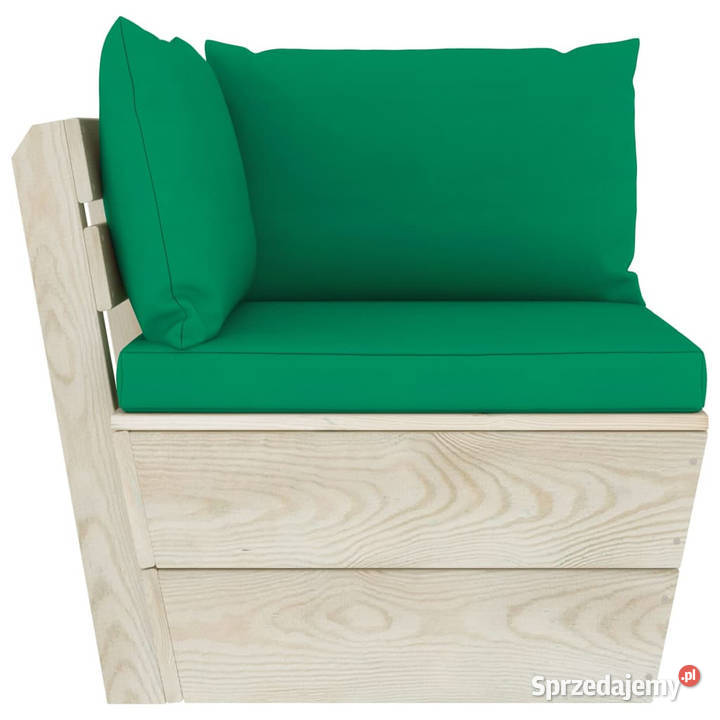Ogrodowa sofa 2osobowa z palet z poduszkami Warszawa