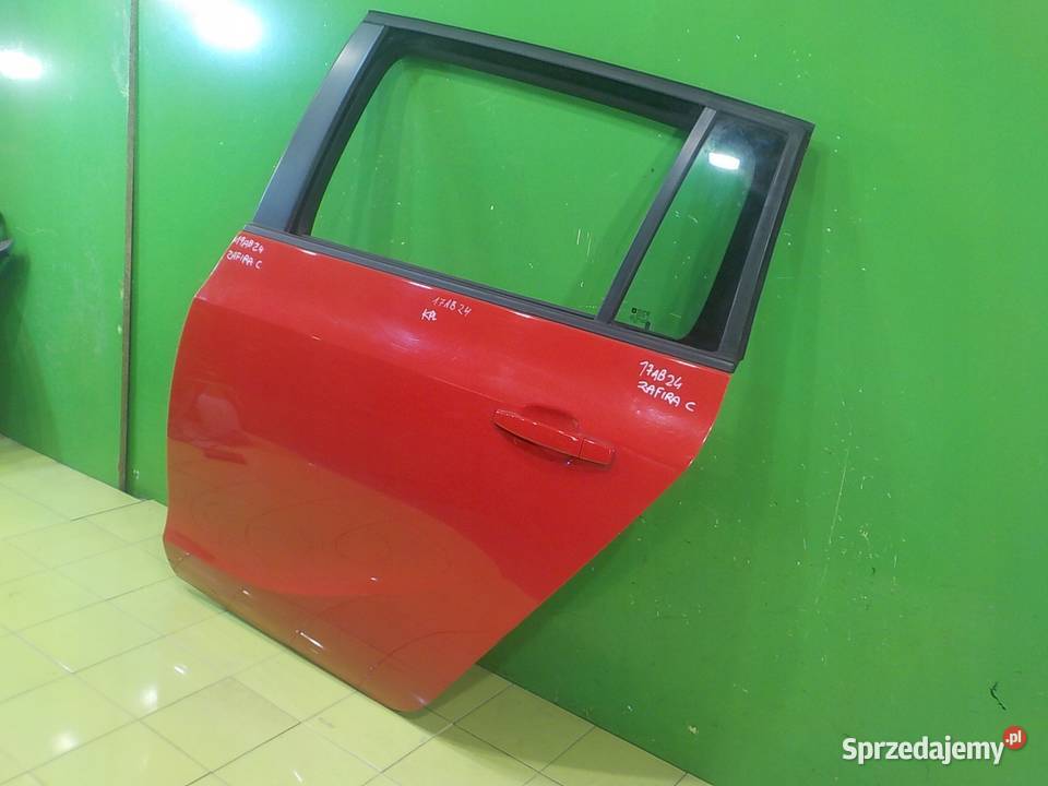 OPEL ZAFIRA C 20 CDTI AUT 13r 5D drzwi lewe tyl Części samochodowe