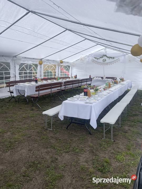Namioty do wynajęcia 3x5 3x6 4x8 5x8 5x10 6x12 Warszawa