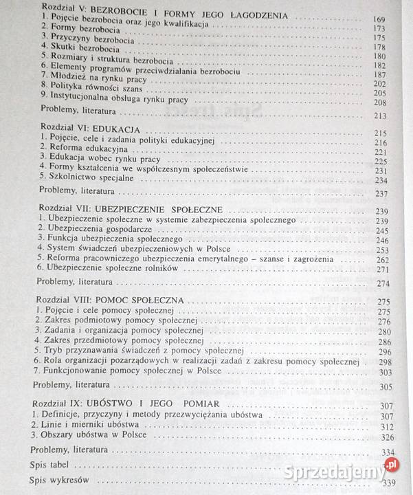 Polityka społeczna Zarys wykładu wybranych Chełm