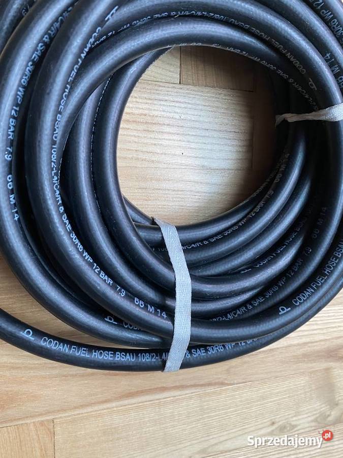 Przewód paliwa dieselbenzyna firmy CODAN 79 mm pomorskie Sopot