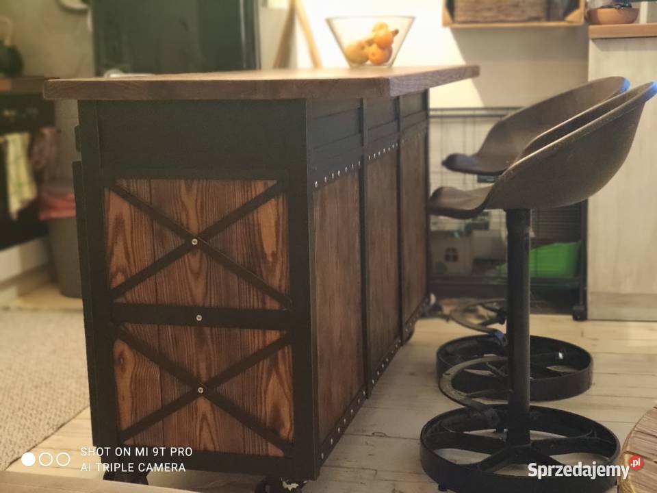 Industrialna Wyspa KuchennaMeble kuchenne Loft 65cm Warszawa