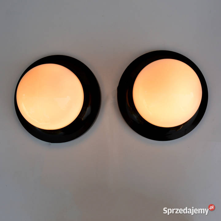 Para plafonów Polam Radom Polska lata 70 Warszawa