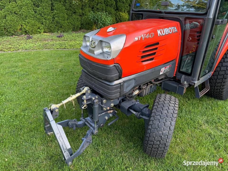 Kubota STV40 4x4 ciągnik traktor komunalny Pneumatyczne siedzenie Częstochowa sprzedam