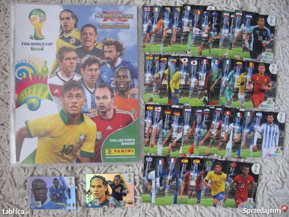 Karty World CUP BRAZIL 2014 25 kart Gdańsk