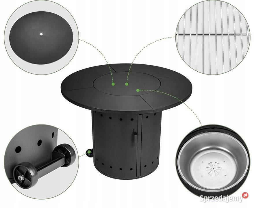 Ultranatura Ambiente Cube okrągłe palenisko Łaskarzew