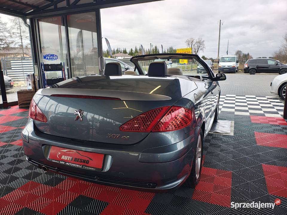 PEUGEOUT 307CC CABRIO 16BENZYNA BIAŁE SKÓRY Zarszyn
