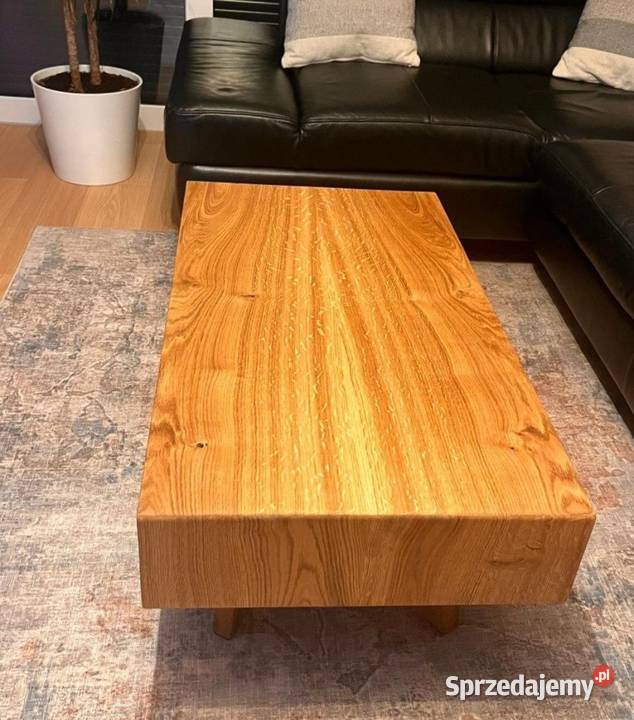 Stolik kawowy lite drewno dębowe Postolice