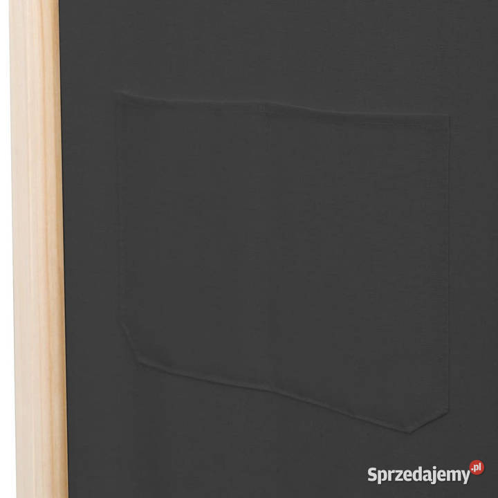 Parawan 5panelowy szary 200 x 170 x 4 tkanina Warszawa