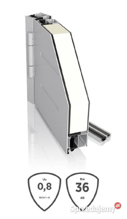Drzwi zewnętrzne aluminiowe ciepłe Wiśniowski pomorskie Straszyn