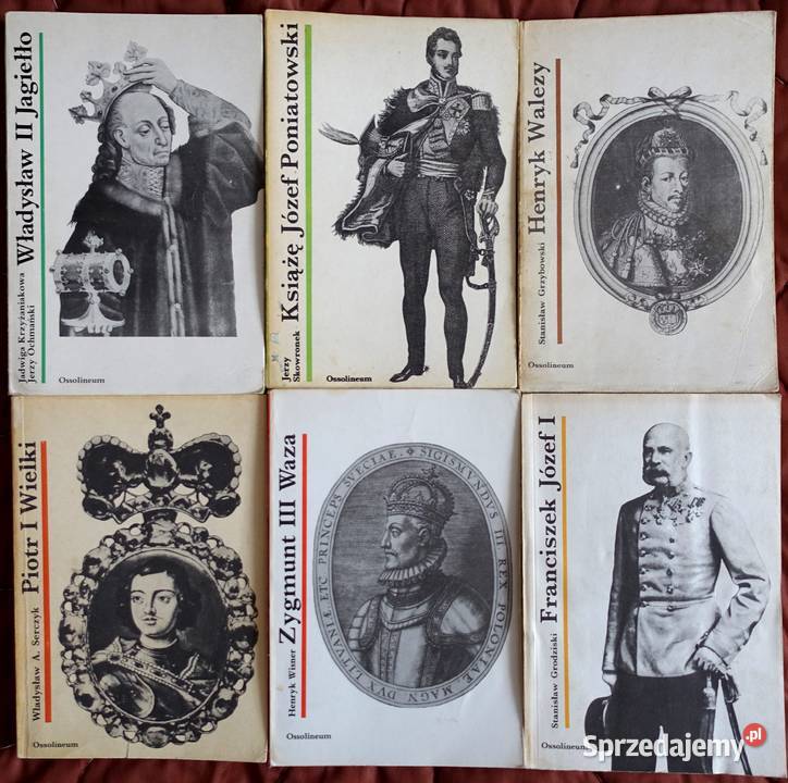 Pakiet 6X Biografie Ossolineum Jagiełlo